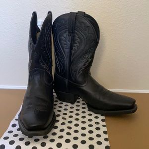 Black cowboy boots style # 10010938